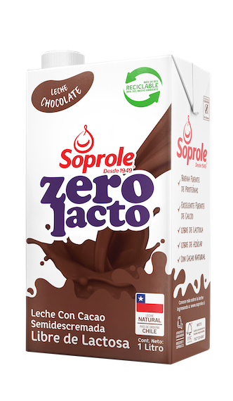 Leche Zerolacto semidescremada con cacao 1L